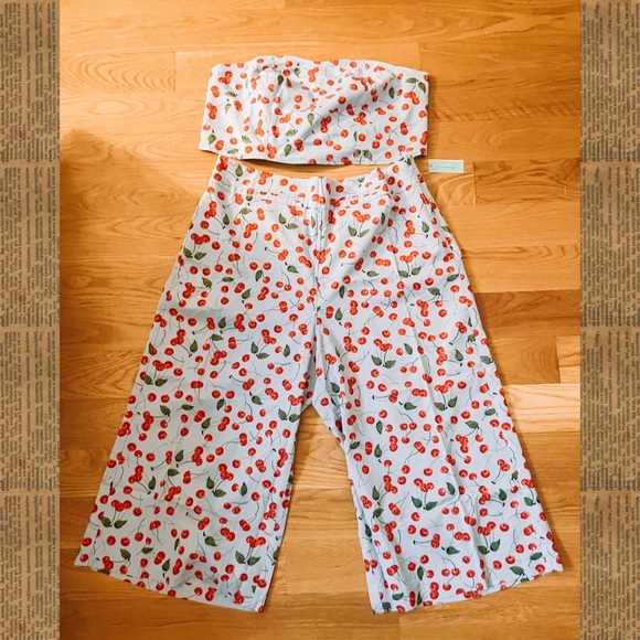 nwt! maeve cherry two-piece - Picture 5 of 6